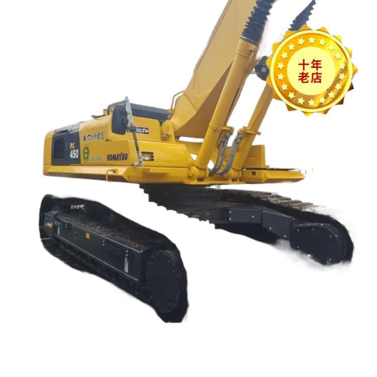 Komatsu PC450 Excavadora de segunda mano Excavadora de gran escala Excavadora de zanja de gran tamaño para sitio de construcción