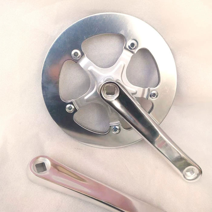 44 зубья 170 мм алюминиевый сплав кривошип зубной диск с защитным диском складной велосипед горный велосипед