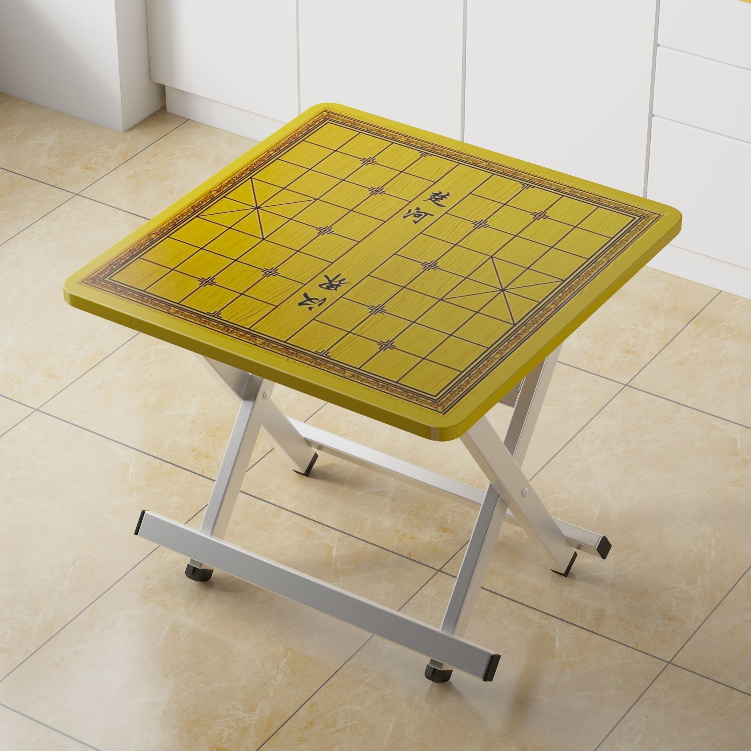 Outdoor Portable Folding Table Folding Dining Table Chess Chinese Chess Board Small Table Simple Home Rental House
