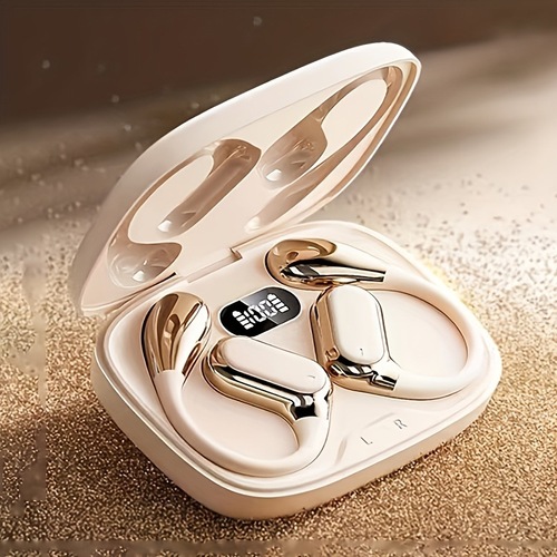 Wired Earbuds with Digital Display Charging Case High