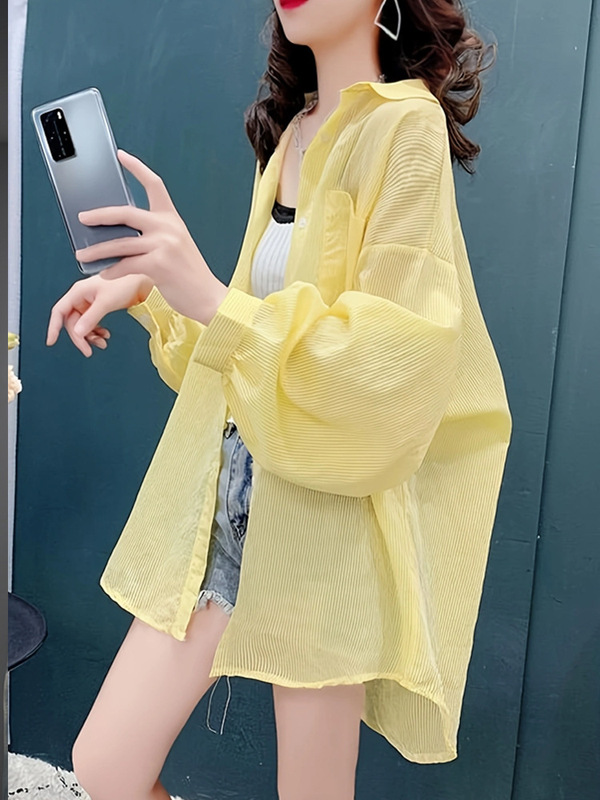 防晒女衬衫外套女装夏季薄款新款长袖透气防晒上衣衬衣百搭设计感|undefined