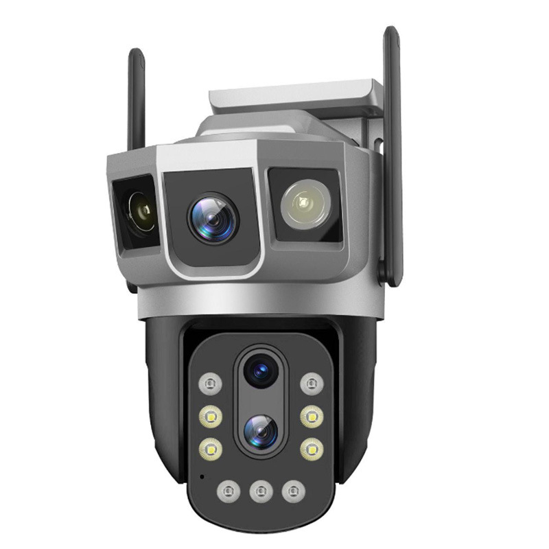 v380 al aire libre 10x zoom inalámbrico cámara de monitoreo wifi tres imágenes visión nocturna remota HD 4G monitoreo