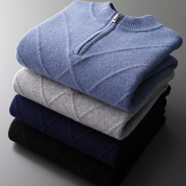 Demi-season woolen sweater