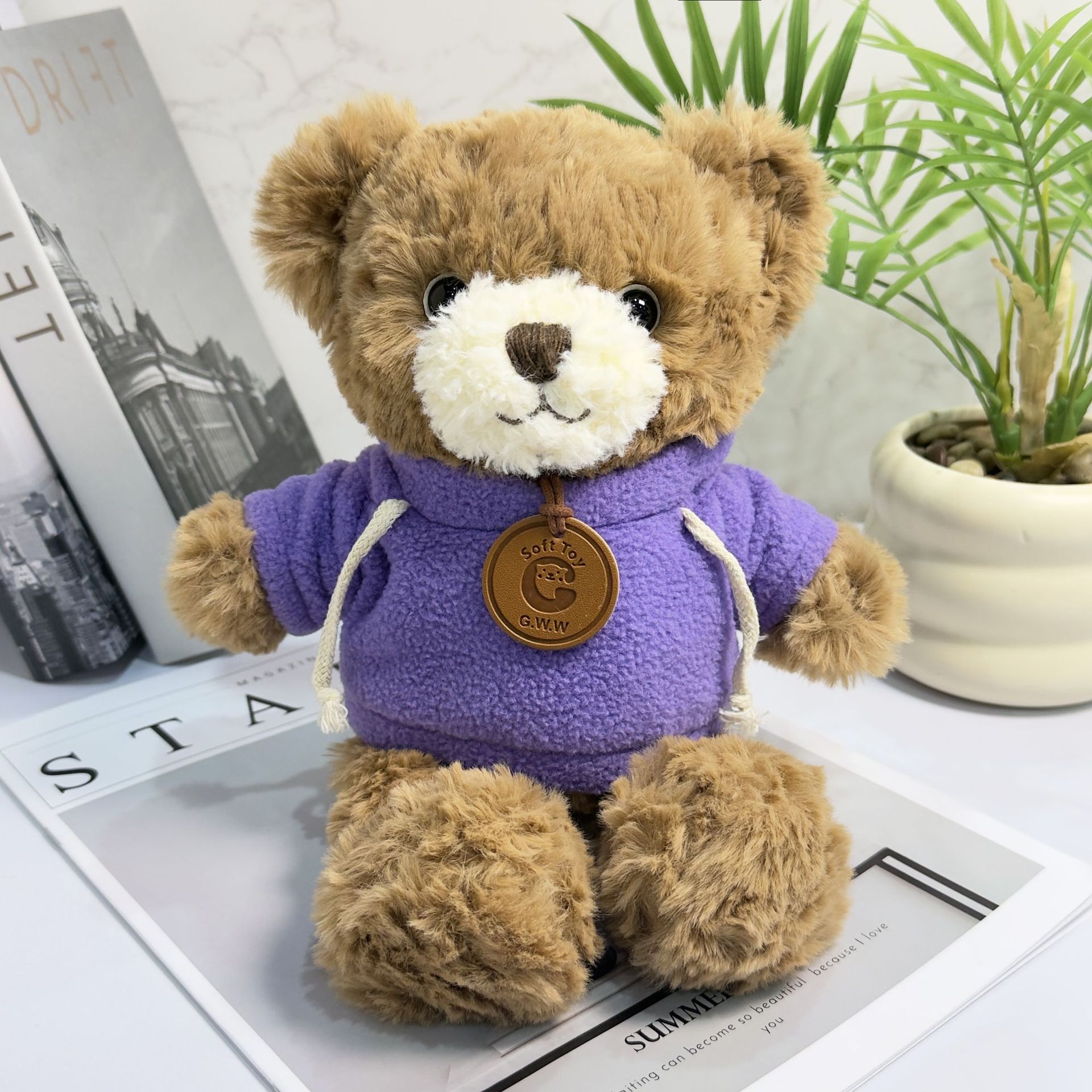 Vestido Teddy Bear suéter Teddy Bear camiseta actividad regalo juguete de peluche impresión LOGO