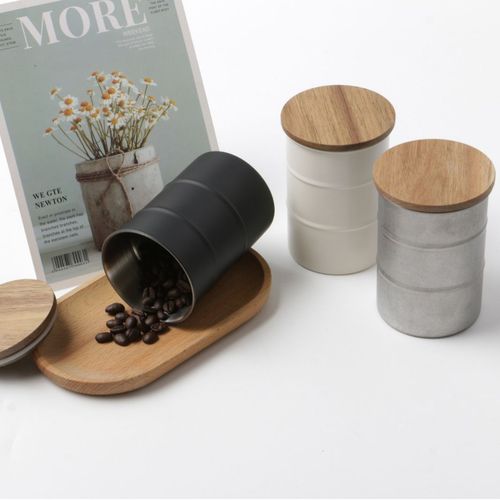 Creative 304 stainless steel sealed jar outdoor travel tea and coffee portable storage jar 370ML storage jar