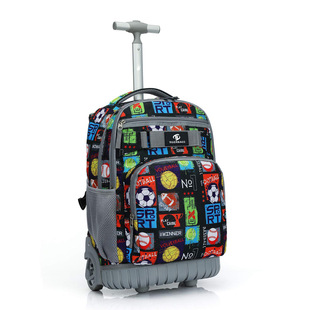 Trolley Type Schoolbag Luggage Bag Travel Luggage Schoolbag Can Be Customized Factory Direct Sale Low Price Wholesale