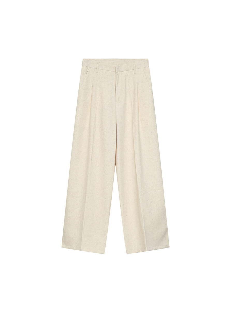 MTLCLOTHES Hombres| 2024 primavera nuevo color sólido retro textura contorno camisa de manga corta pantalones largos