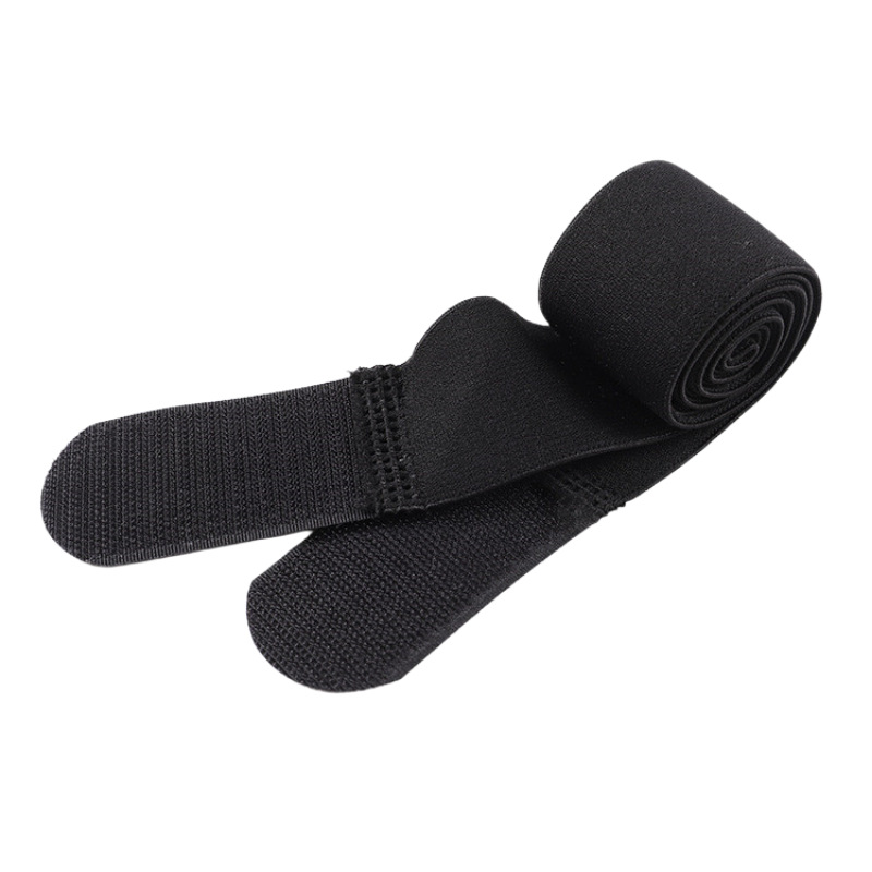 厂家批发方扣魔术贴绑带 手腕带带扣捆绑带 车缝弹力臂带 松紧行