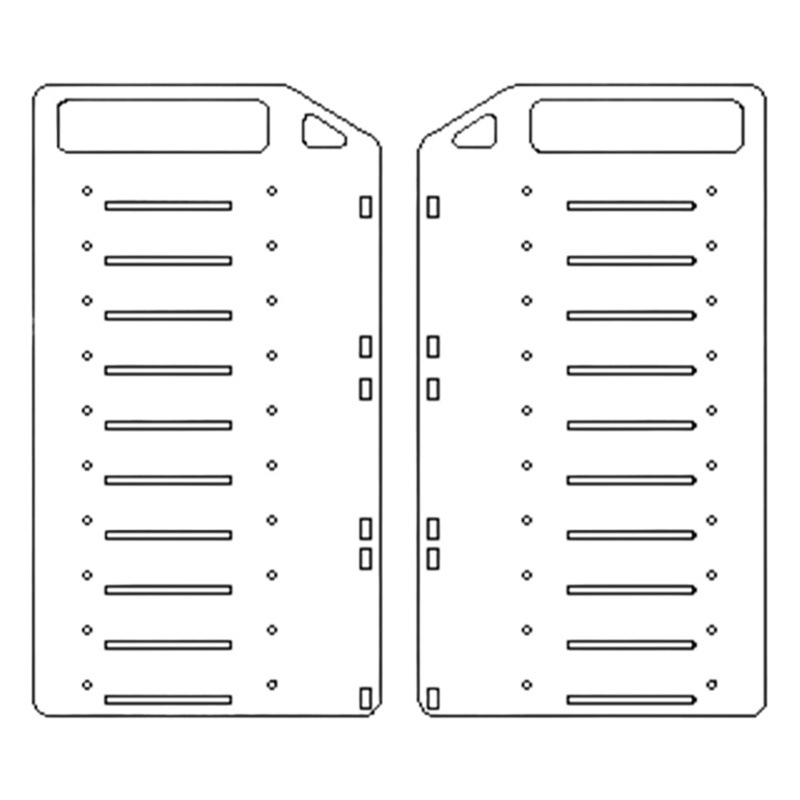 Rack de disco duro rack de expansión soporte de jaula de disco duro mecánico rack de disco duro externo 3,5 caja de disco duro acrílico transparente de escritorio
