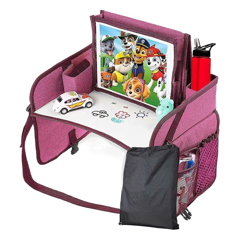 Children's dining table tray travel drawing learning multifunctional storage drawing board Amazon car travel seat tray
