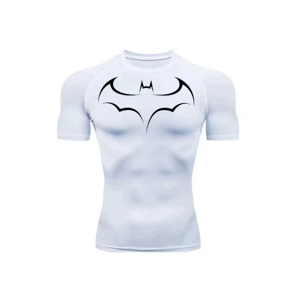 2026 Summer New Superhero Batman 3D Printed Fitness Training Competition Quick-Drying Sportswear Summer Men's 2026 Summer New Superhero Batman 3D Printed Fitness Training Competition Quick-Drying Sportswear Summer Men's