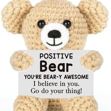 ���R�dPositive Crochet bear������С���ֹ��h��ë���[��������