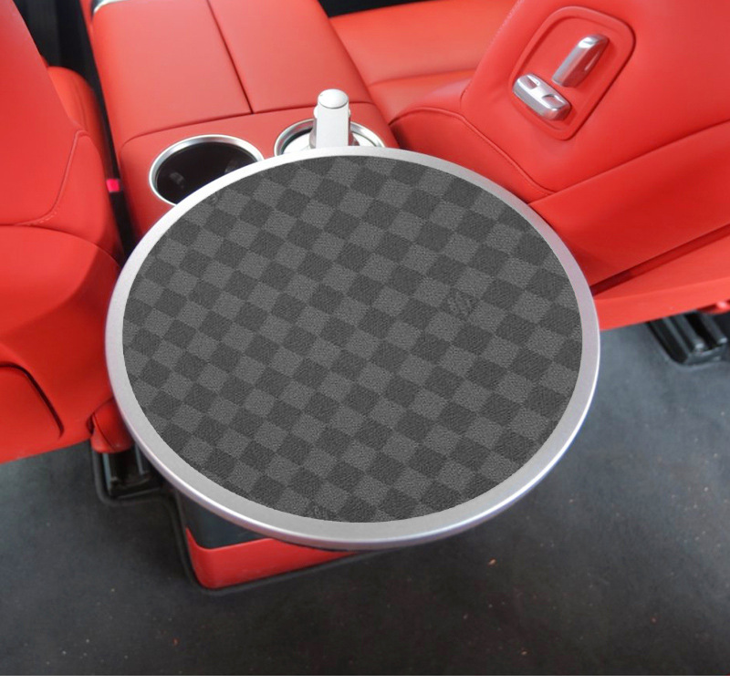 Ideal Wenjie Weilai Xiaopeng Xiaomi Car-Mounted Suspended Small Table Universal Dinner Plate Small Round Table Tea Tray Office Rotation