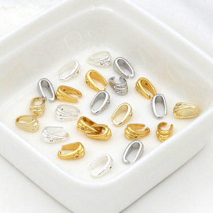 ��ɫ18k����Q�y�荹��ӿ۰��������������A��DIY�ֹ��Ʒ���