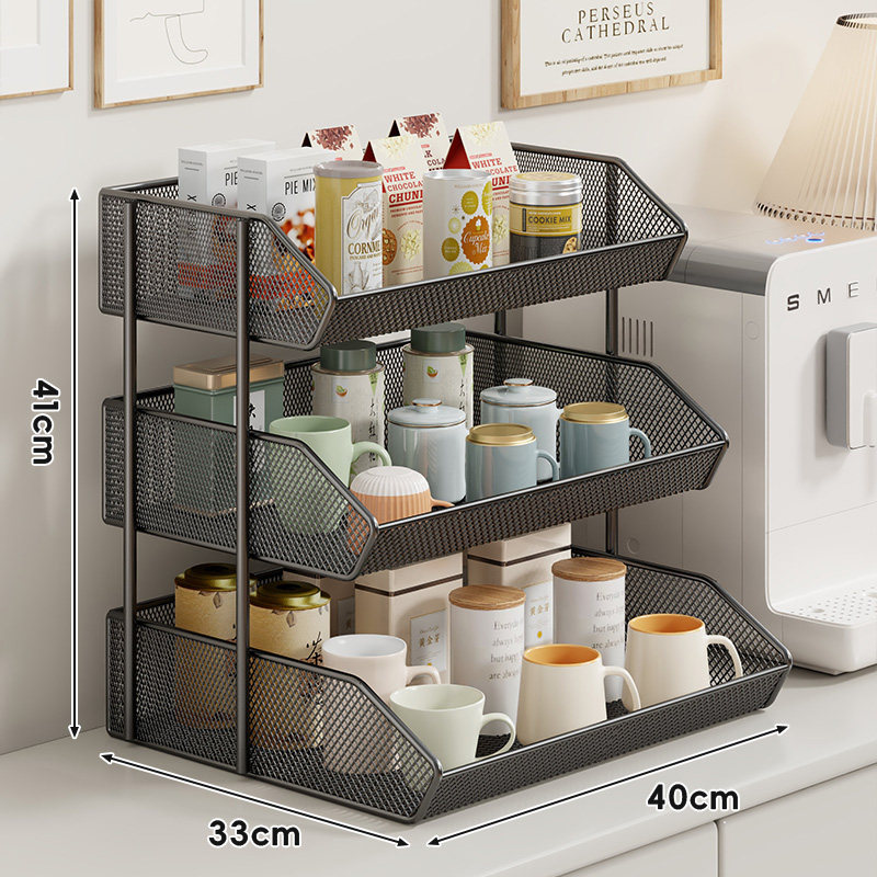 Estante Organizador de Escritorio Multicapa para Escritorio y Cocina