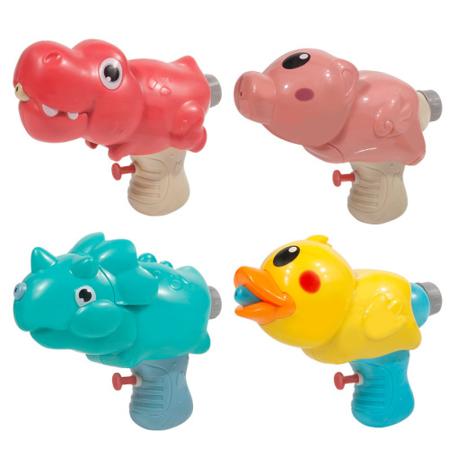 Hot selling children's dinosaur cartoon water gun toy water gun summer baby bath play water spray toy gun wholesale