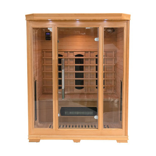 2-3 person indoor Turkish bathroom hemlock low electromotive force far infrared sauna room with 6 carbon heater colors