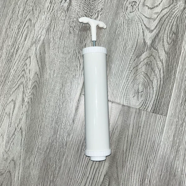 White hand pump