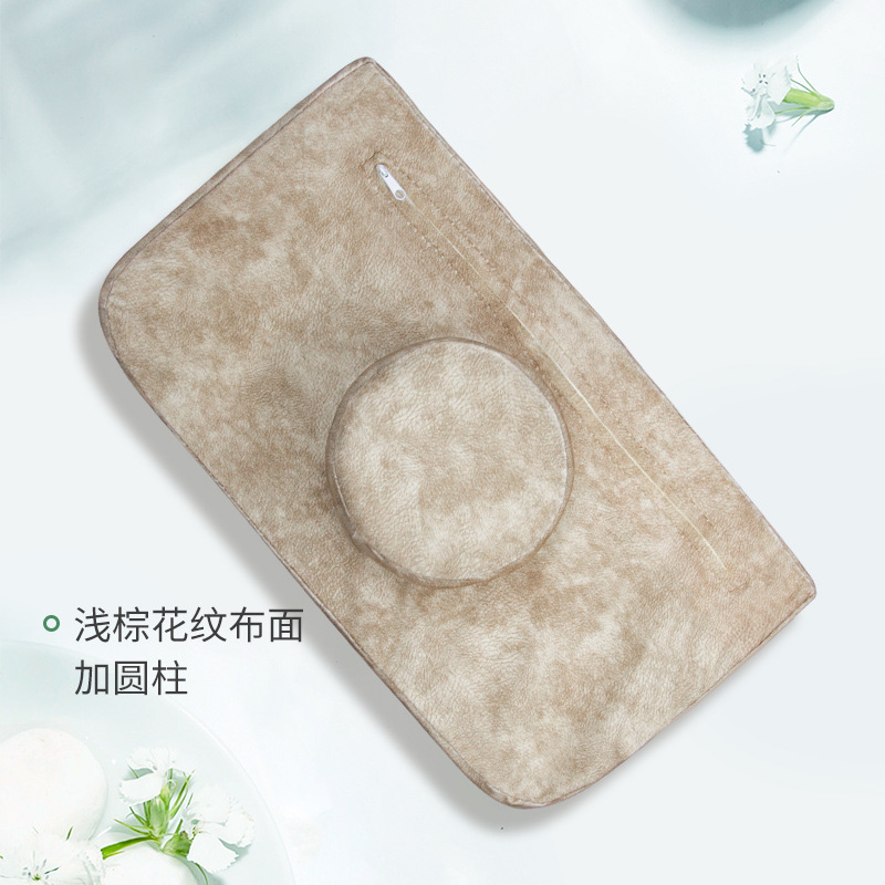 美容床枕头带圆柱美容院专用防塌长方形按摩床上的小枕头通用包邮|undefined