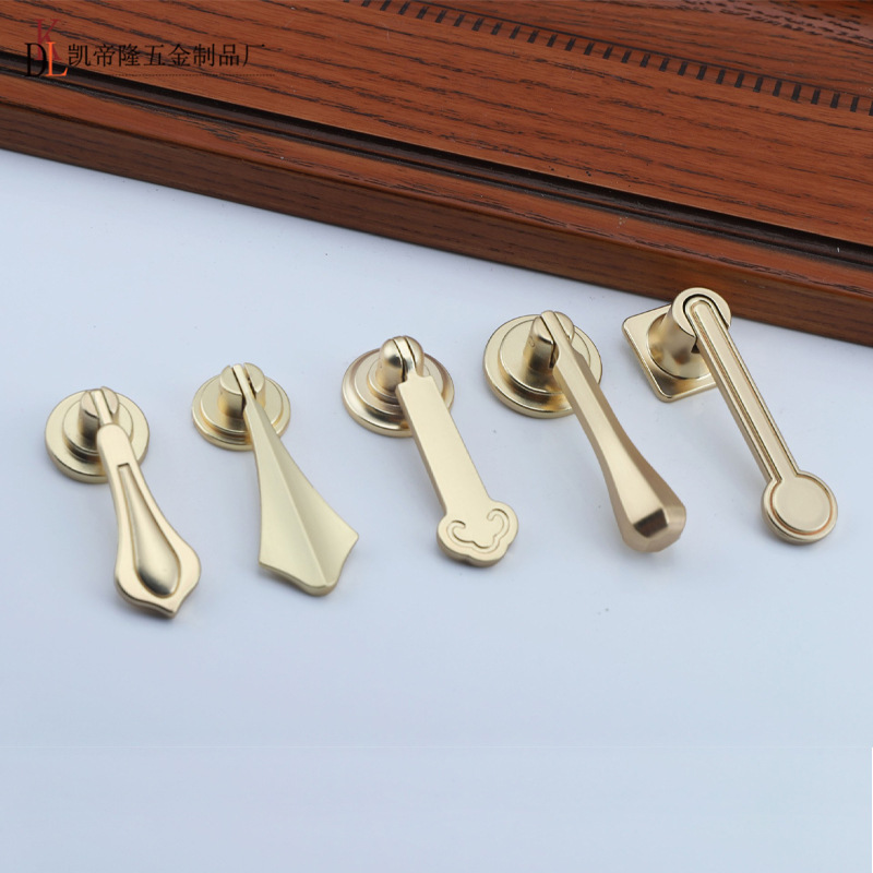 Fabricantes en stock sólido solo agujero accesorios de hardware colgante irregular forma aleación zinc muebles cajón puerta del gabinete manija