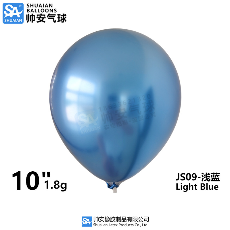 Globos Metálicos de 5, 10 y 12 Pulgadas, Globos de Látex Cromados Metálicos para Decoración de Bodas, Fiestas de Cumpleaños y Arreglos Florales