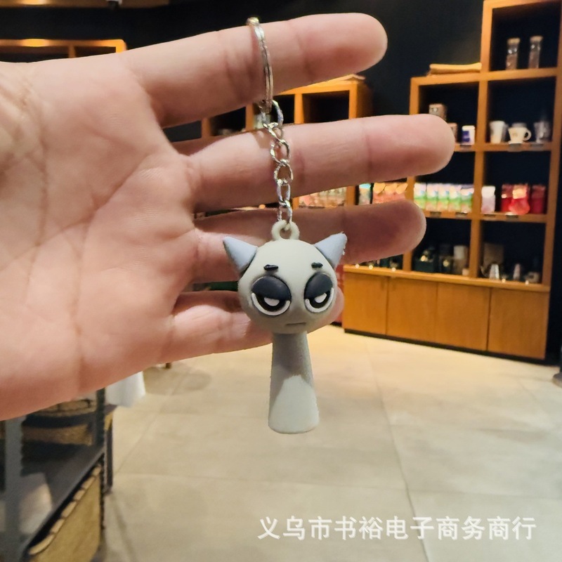 新しいクロスボーダーリズムボックス Sprunki キーホルダー PVC ペンダント音楽ゲーム周辺機器バッグチャームギフト|undefined
