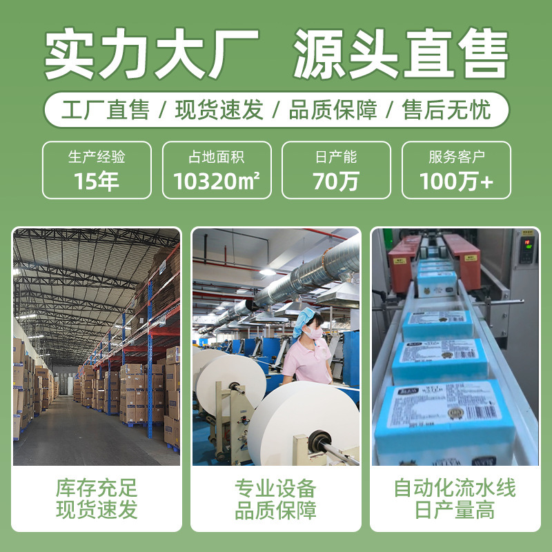 Yuemaijie 80 パックのティッシュペーパー、天然木材パルプのペーパータオル、卸売の手頃な価格のナプキン、家庭用ペーパーティッシュ|undefined