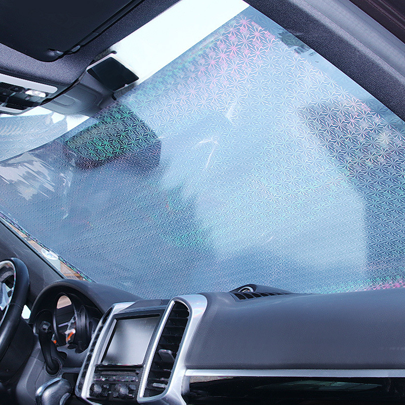 Adhesive Car Sunshade Extendable Sunshade Guard Home Window Sunscreen No Drill Sunshade Balcony Roller Blind