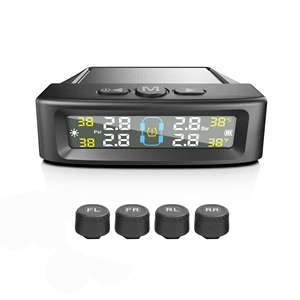 T12 dördtəkərli günəş enerjili TPMS, xarici və daxili şin təzyiqi