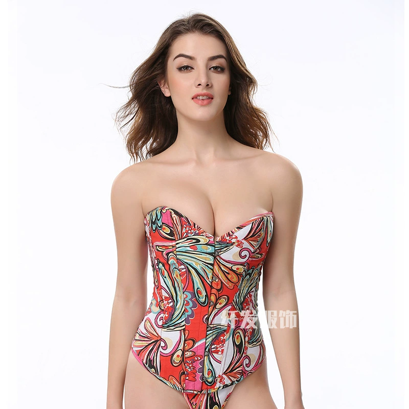 Джинсовый корсет в стиле ретро подкультуры, абстрактная油 живопись pattern butterfly, корсет palace, топ с костяком, женский