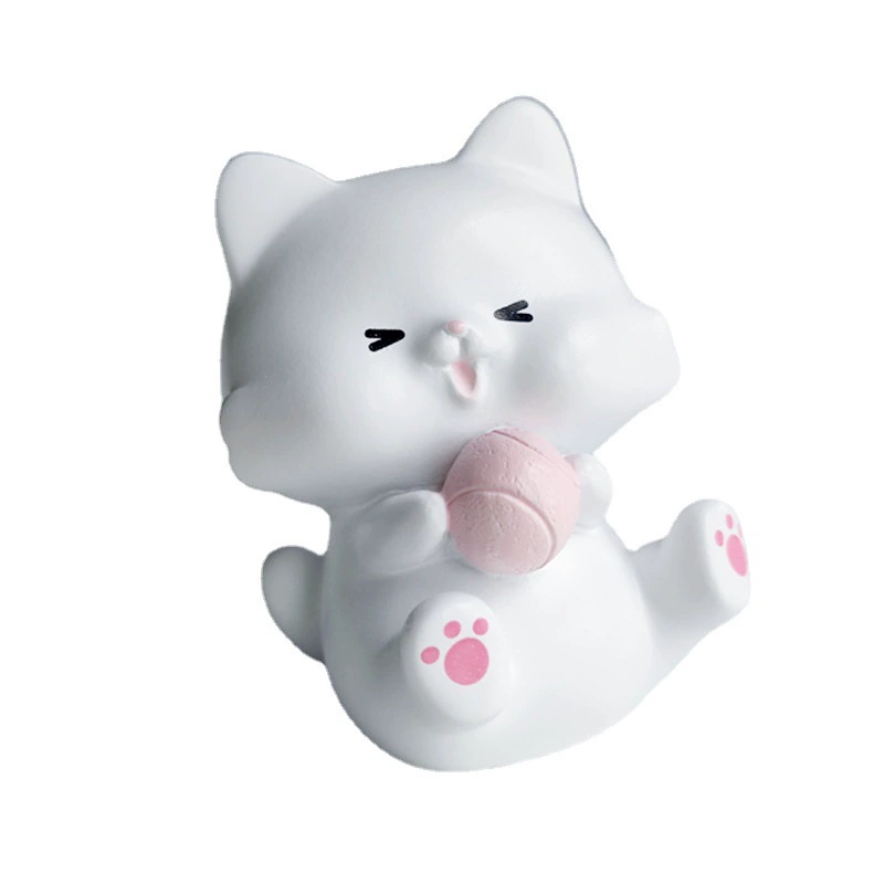 Кошачий бокс-слепок MIMI, творческий художественный кот, манекен-голова, модель девушки, сердце, смола, подарок на день рождения и День детей