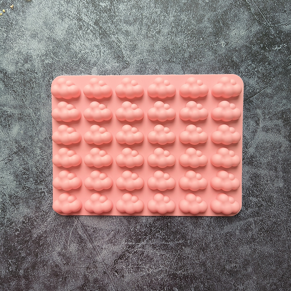 36 nubes 677 dulces pudín molde de silicona 3D pastel decoración inserto para hacer molde de chocolate horneado