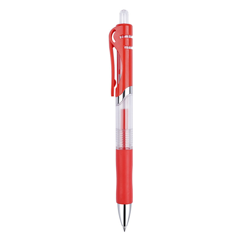 Prensa publicidad gel pluma K35 gel pluma prensa Impresión logotipo Rojo Azul Negro 0,5mm recarga