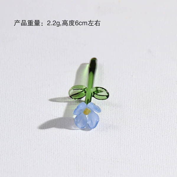 Single blue jade