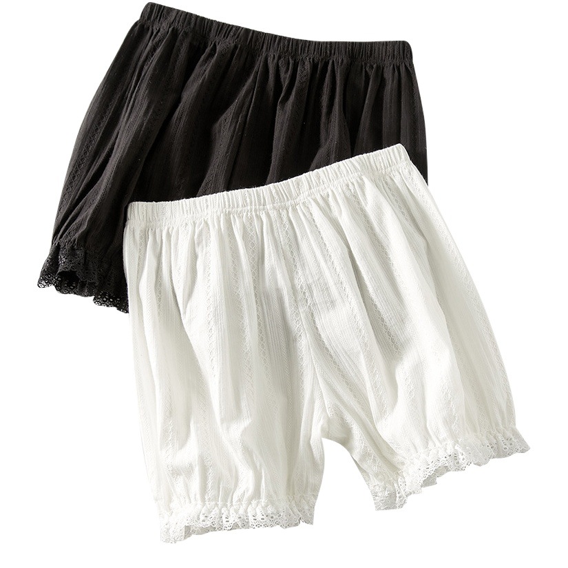 卸売夏日本の白い純綿カボチャランタン JK 安全パンツ女性の露出防止インナーウェア女の子レギンス薄い