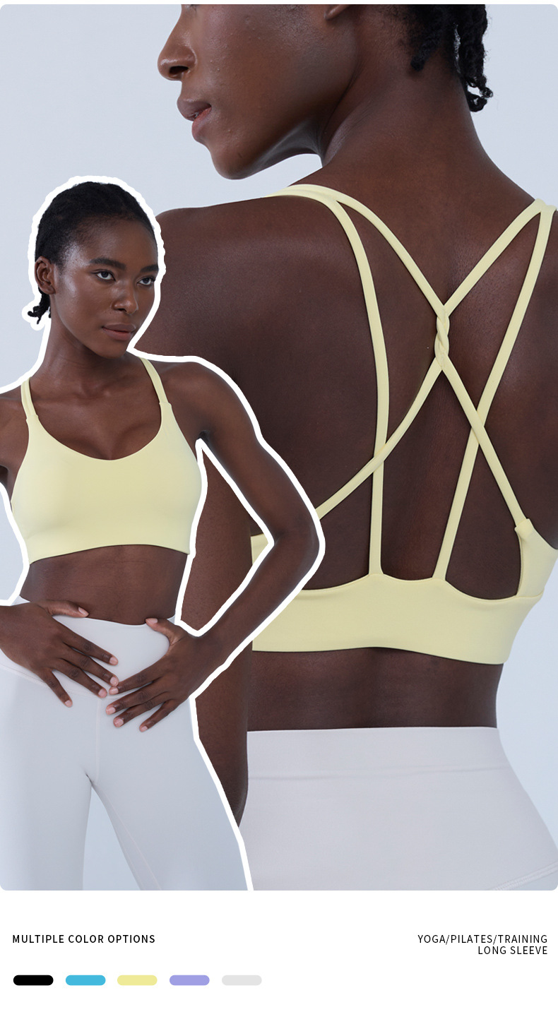 LimeDeer Sports Bra Open Back / Second-Skin / Tank Top detail image 4