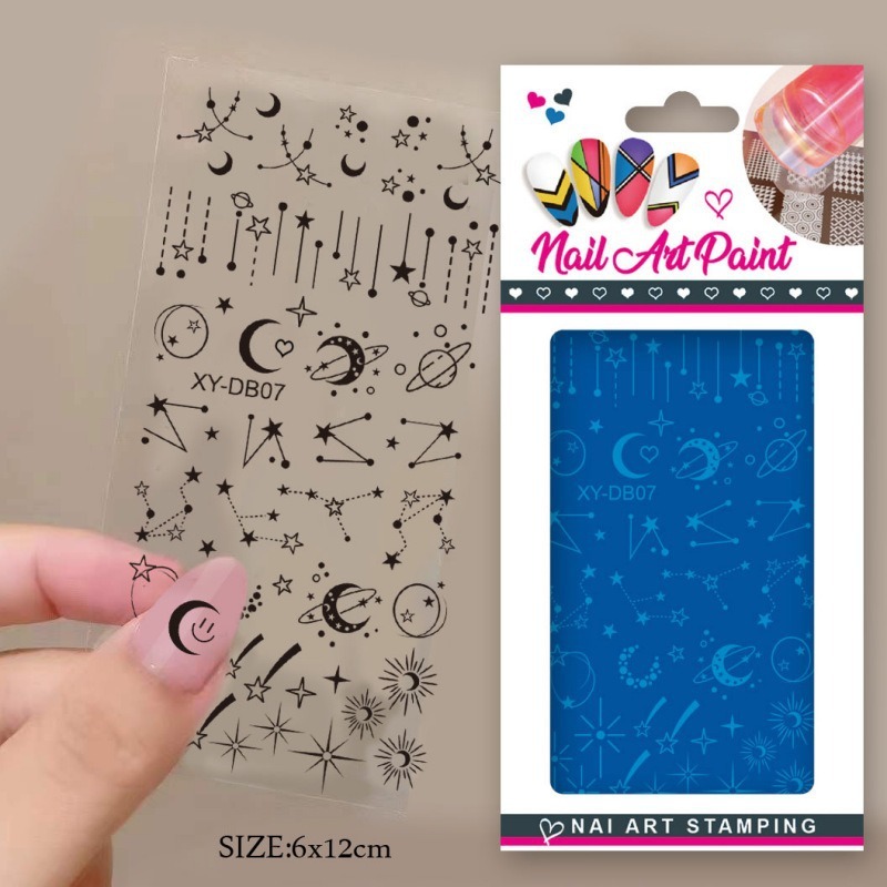 鋼板マニキュアプレート DIY ペイントマニキュア印刷転写テンプレート複雑な印刷鋼板マルチスタイルマニキュアツール|undefined