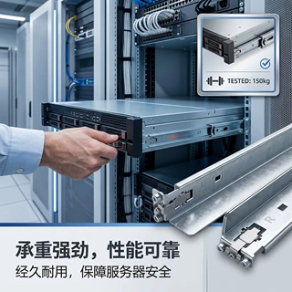 服务器导轨高承重L型托架通用型机柜通讯设备万用托底储存配机箱