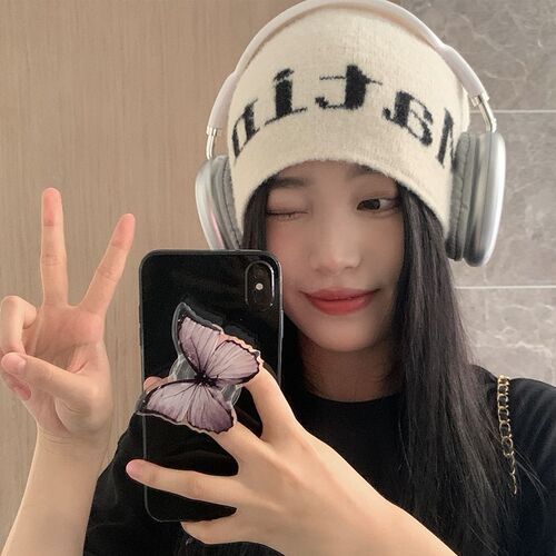  Autumn/Winter New Fashion Matchable Knitted Hat for Girls and Boys, Warm Ear Protection Knit Hat with Wool Yarn, Stylish Cold Hat for Men and Women, Trendy