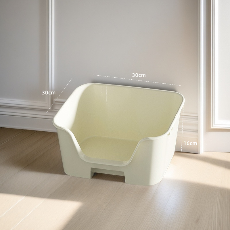 높이 증가 없이 작은 크기의 황백색