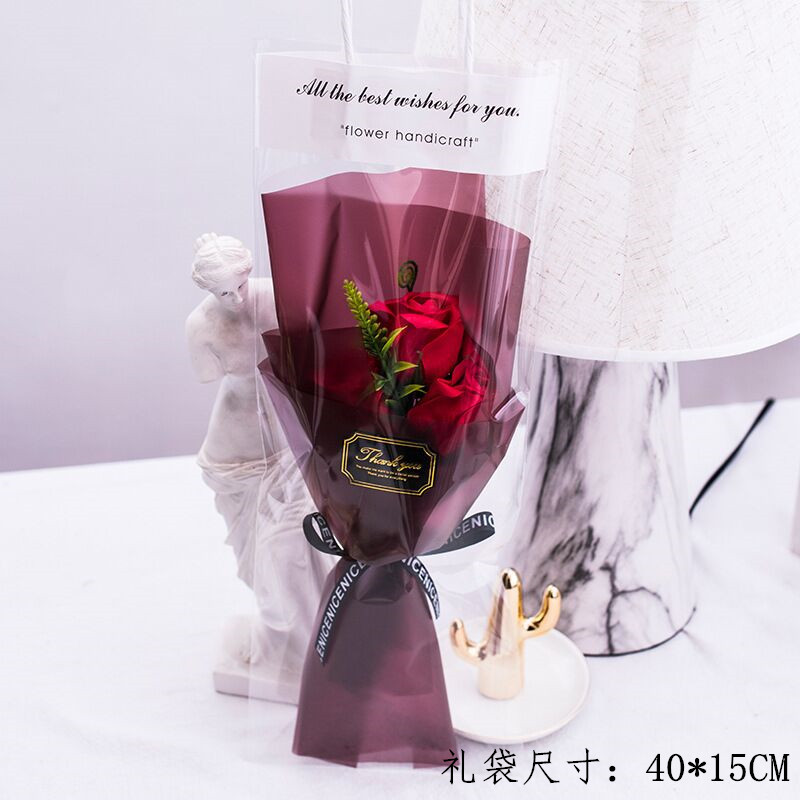 Regalos del día del maestro, flores de girasol, flores de jabón, regalos de vacaciones para maestros y maestros con tarjetas de felicitación al por mayor