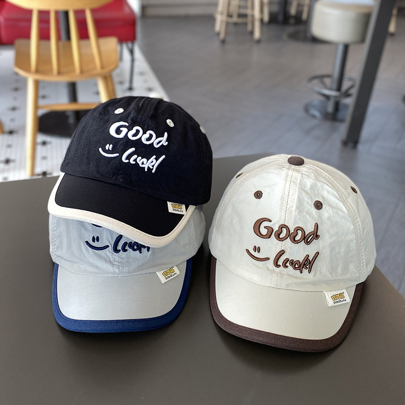 Sombrero de bebé verano delgado para hombre sombra del tesoro lengua de pato gorra de béisbol niños niños sol de secado rápido coreano verano masculino