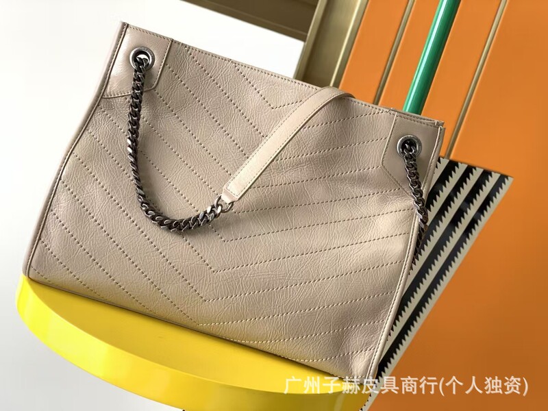 元工場の楊林niki shopping bagトートバッグ本革大容量レジ袋チェーン放浪バッグ|undefined