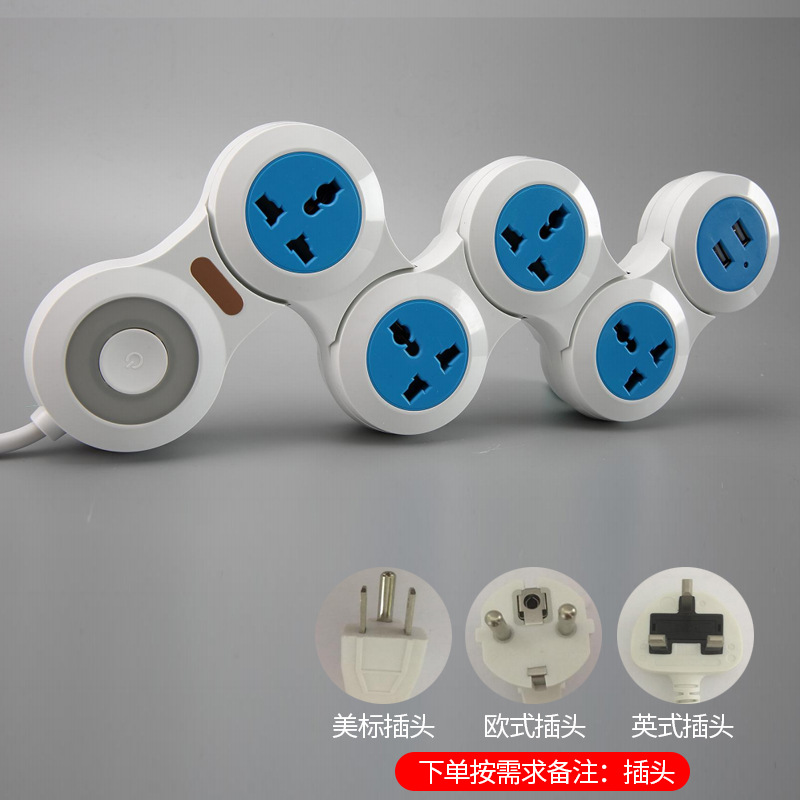 工厂直销国际外贸欧式英标多功能国际三孔港澳排插接线板地板插