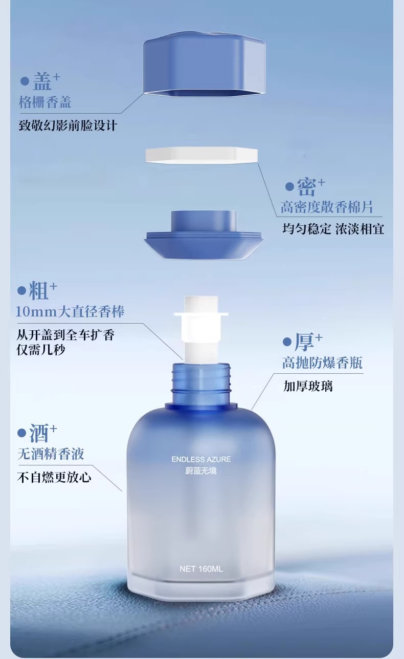 Osmanthus Car Fragrance 2026 New Model Car Eau De Toilette High-End Car Interior Odor Eliminator Long-Lasting Fragrance for Cars