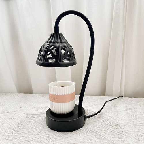 Bedside lamp for bedroom, fireless aromatherapy lamp, atmosphere melting wax lamp, candle table lamp, melting candle lamp, dimming timer, night light, table lamp