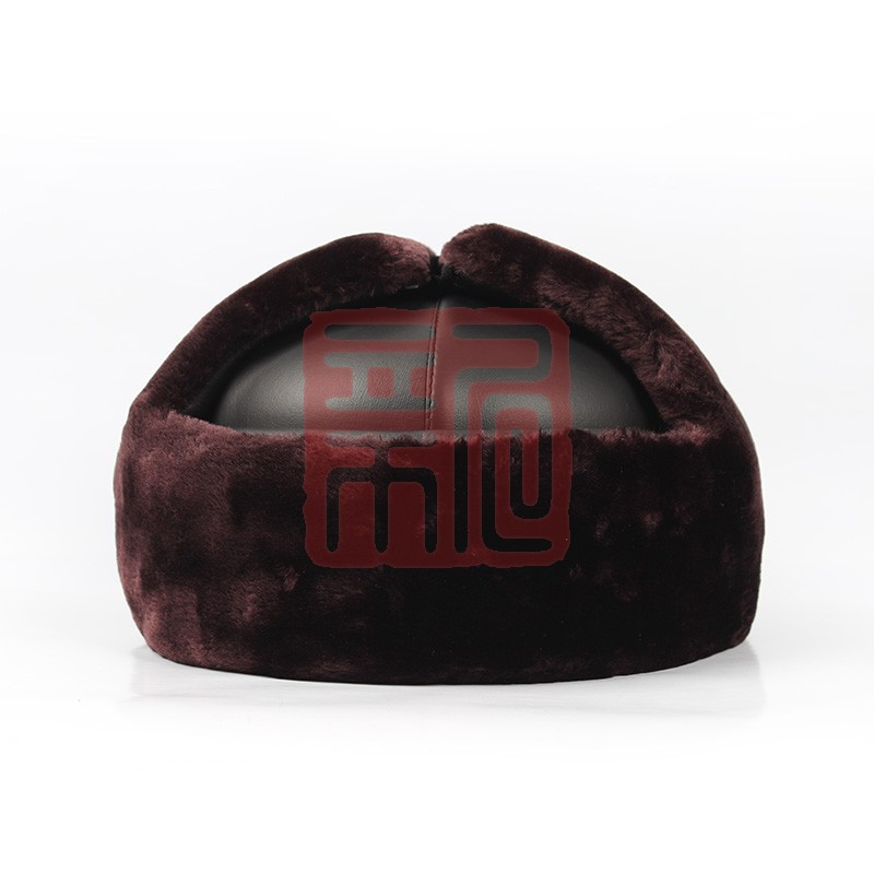 唐丰abs冬季棕色棉安全帽工地施工防寒保暖防砸皮棉安全帽