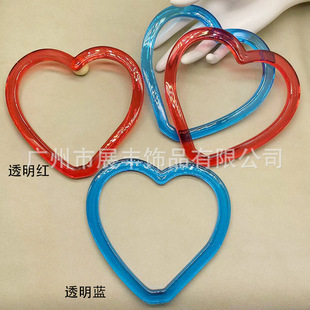 Heart-Shaped Plastic Handle, Bag Handle, Jelly Bag Heart-Shaped Handle, Gift Bag Handle, Plastic Handle