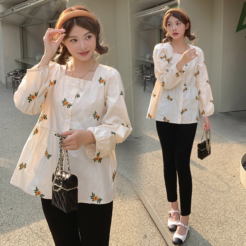 Autumn shirt for pregnant