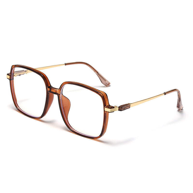 大框显瘦平光镜 防蓝光男款TR90网红街拍素颜眼镜学生近视眼镜框